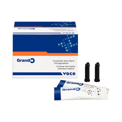 Voco 1855 Grandio Universal Nanohybrid Restorative Capsules D2 0.25 Grams 20/Pk EXP Jul 2025 Voco 1855 Grandio Universal Nanohybrid Restorative Capsules D2 0.25 Grams 20/Pk EXP Jul 2025